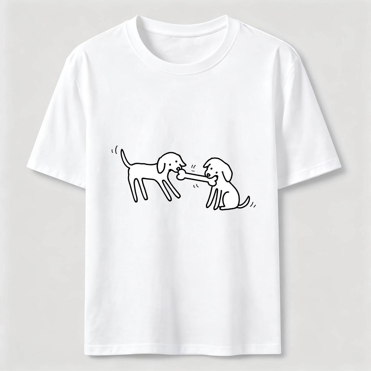 Tug of War Dogs Classic T-Shirt