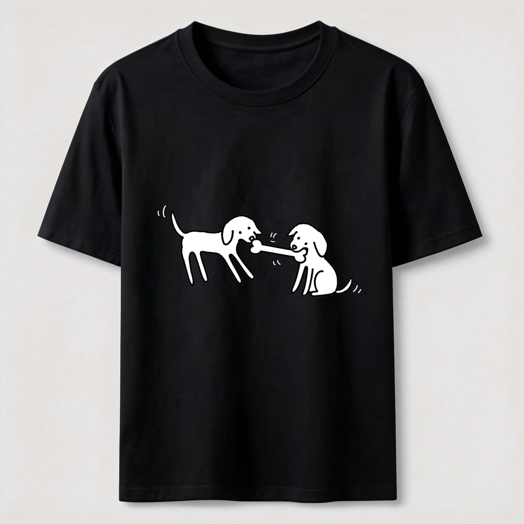 Tug of War Dogs Classic T-Shirt