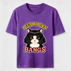 I Cut My Own Bangs Cat Classic T-Shirt