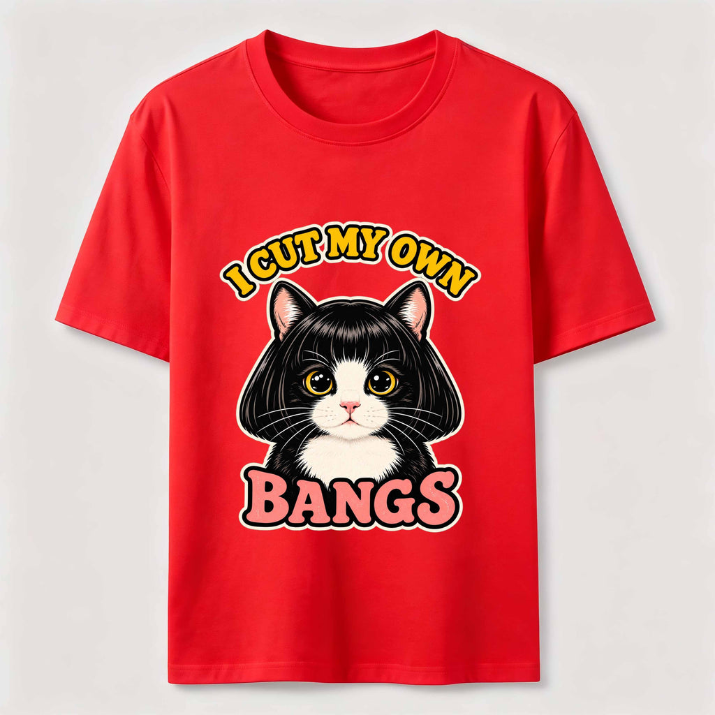 I Cut My Own Bangs Cat Classic T-Shirt