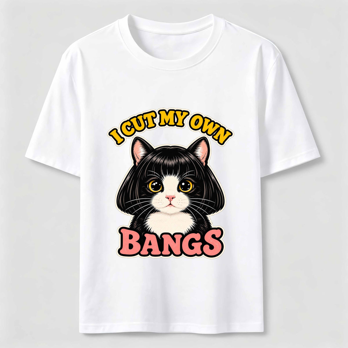 I Cut My Own Bangs Cat Classic T-Shirt