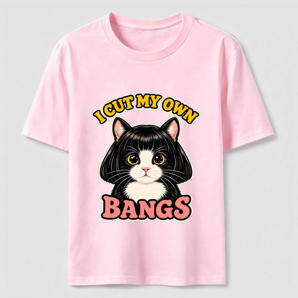 I Cut My Own Bangs Cat Classic T-Shirt