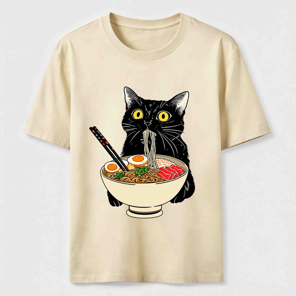 Hungry Ramen Cat Classic T-Shirt