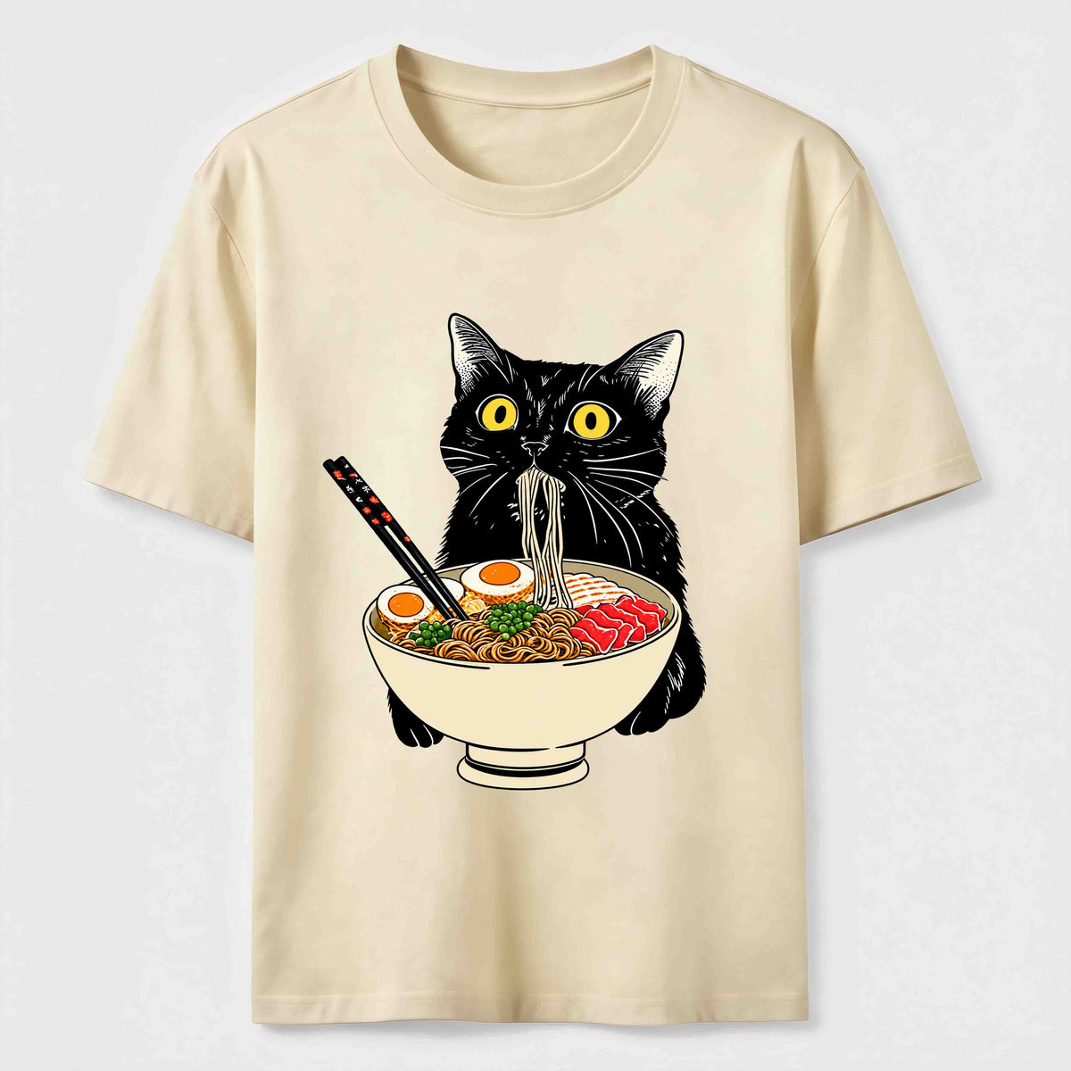 Hungry Ramen Cat Classic T-Shirt