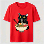 Hungry Ramen Cat Classic T-Shirt