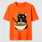 Hungry Ramen Cat Classic T-Shirt