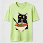 Hungry Ramen Cat Classic T-Shirt