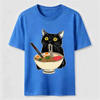 Hungry Ramen Cat Classic T-Shirt