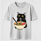 Hungry Ramen Cat Classic T-Shirt