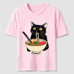 Hungry Ramen Cat Classic T-Shirt