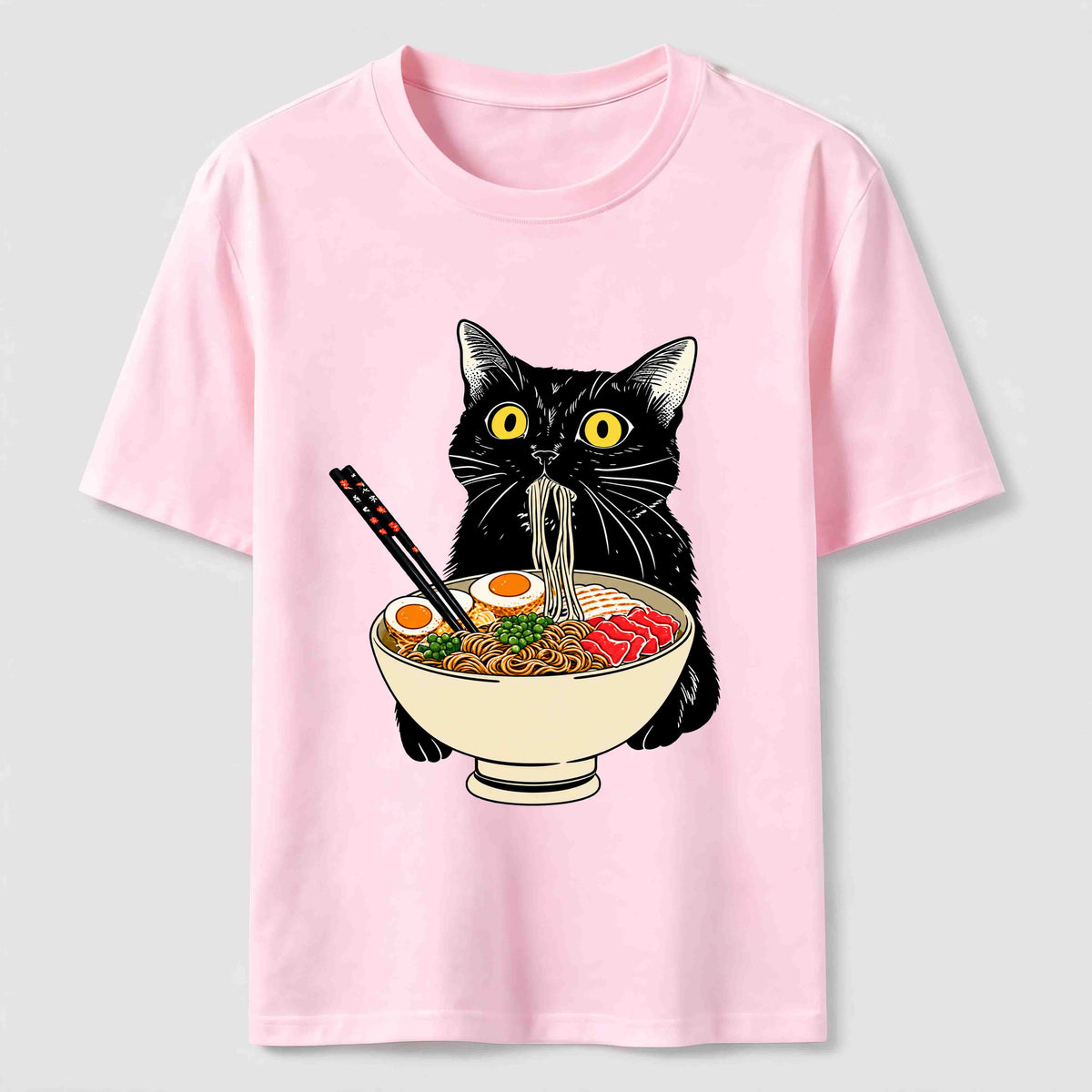 Hungry Ramen Cat Classic T-Shirt