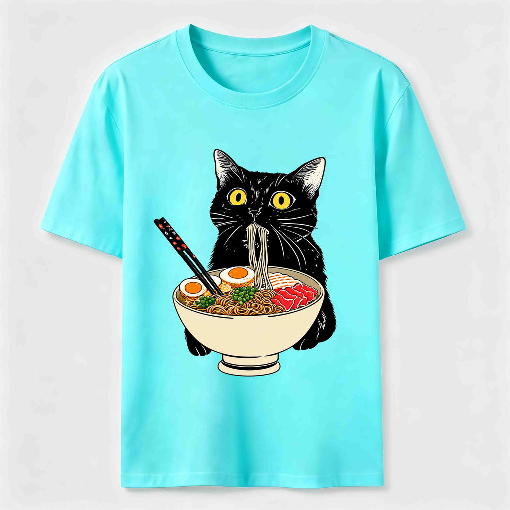 Hungry Ramen Cat Classic T-Shirt