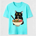 Hungry Ramen Cat Classic T-Shirt