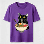 Hungry Ramen Cat Classic T-Shirt