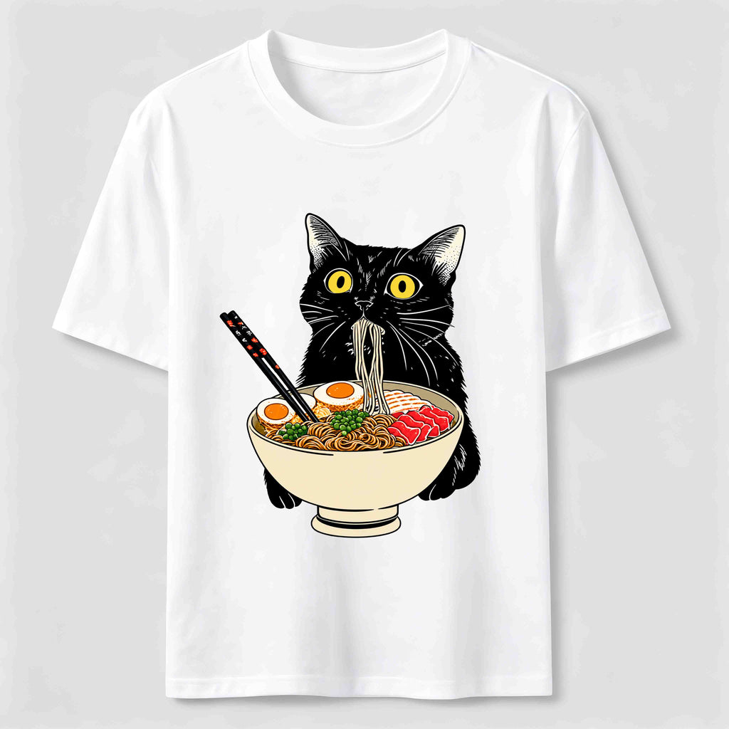 Hungry Ramen Cat Classic T-Shirt