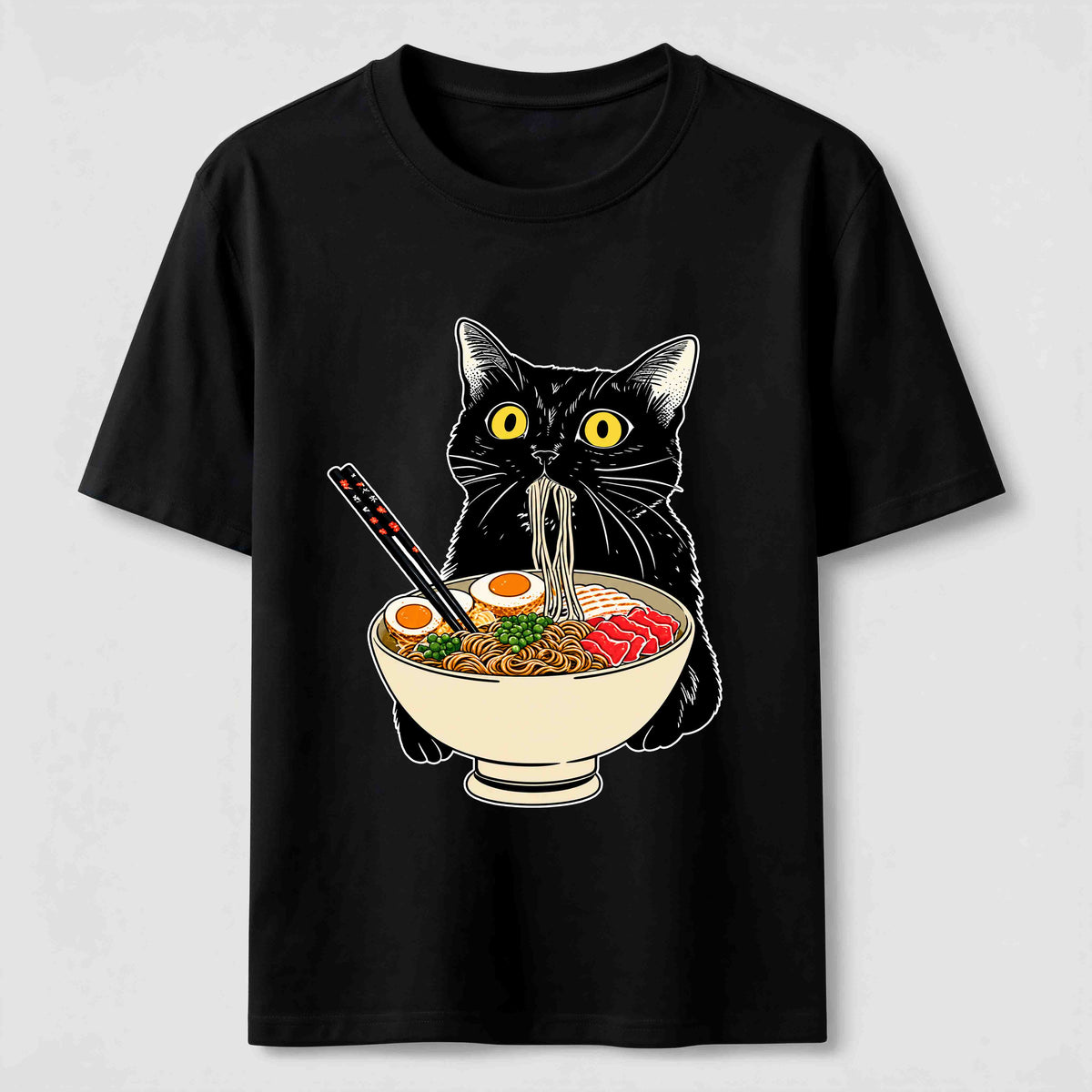 Hungry Ramen Cat Classic T-Shirt