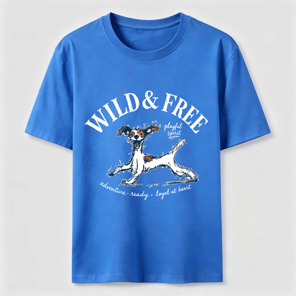Wild and Free Dog Classic T-Shirt
