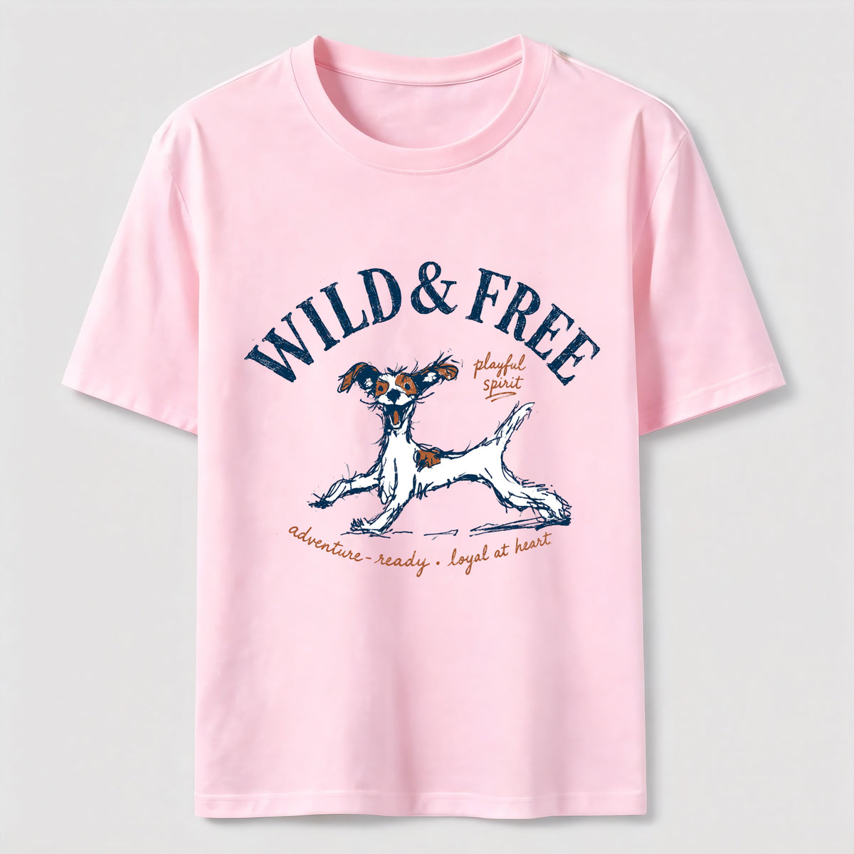 Wild and Free Dog Classic T-Shirt