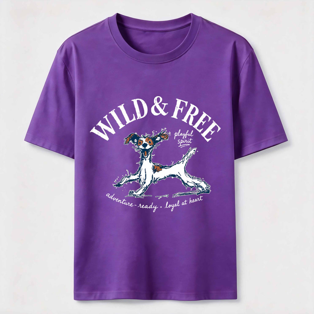Wild and Free Dog Classic T-Shirt