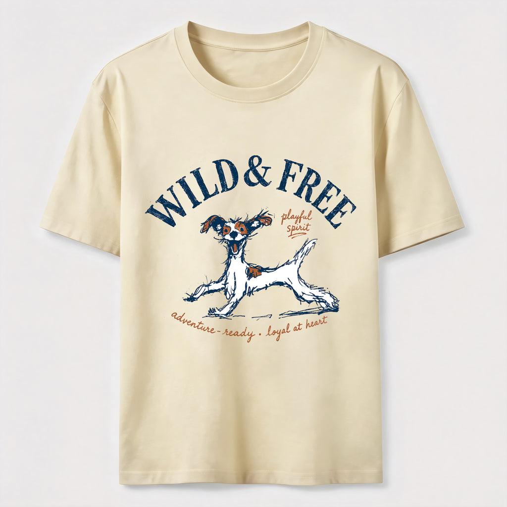 Wild and Free Dog Classic T-Shirt