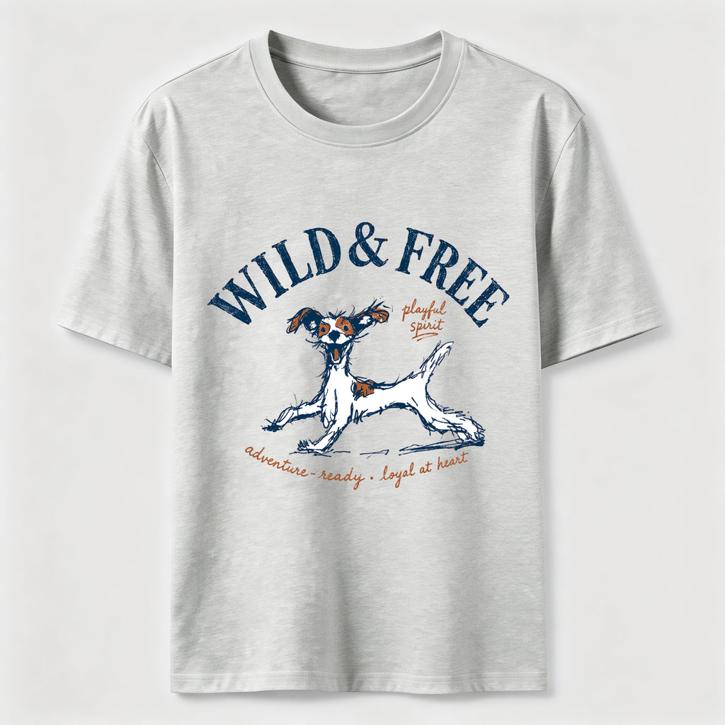 Wild and Free Dog Classic T-Shirt