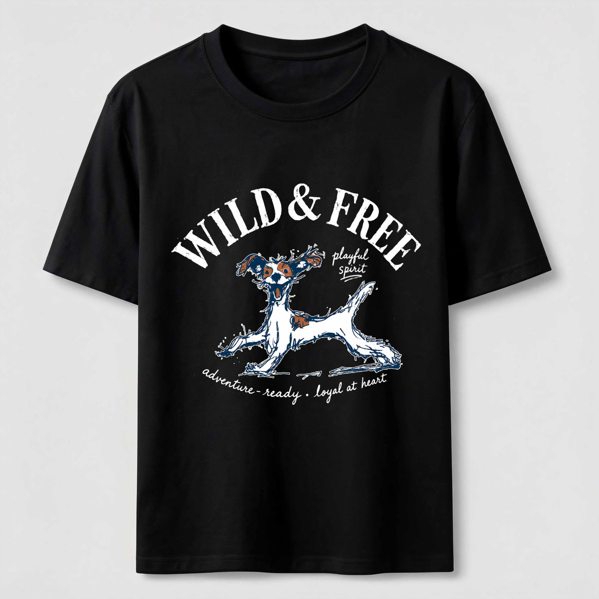Wild and Free Dog Classic T-Shirt
