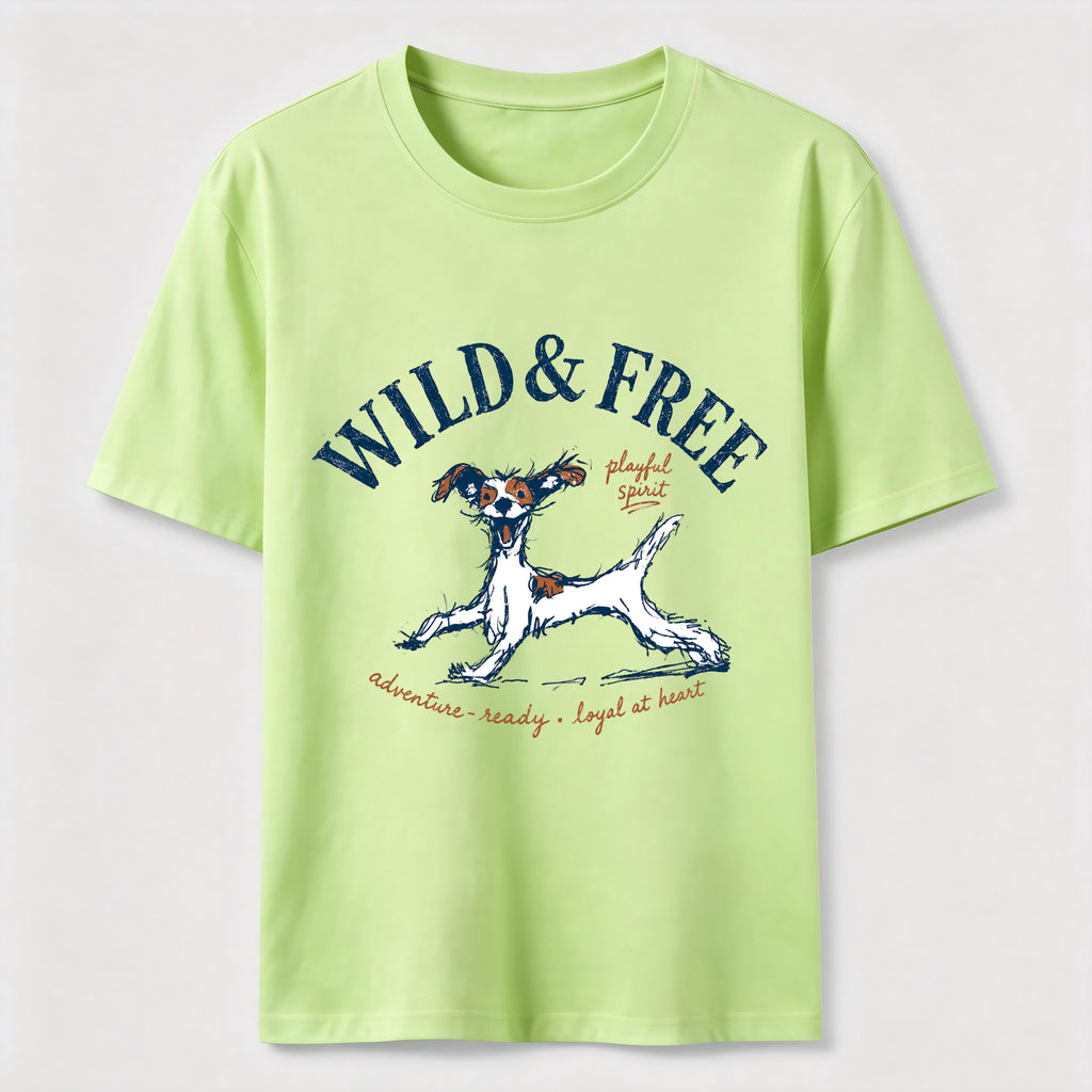 Wild and Free Dog Classic T-Shirt