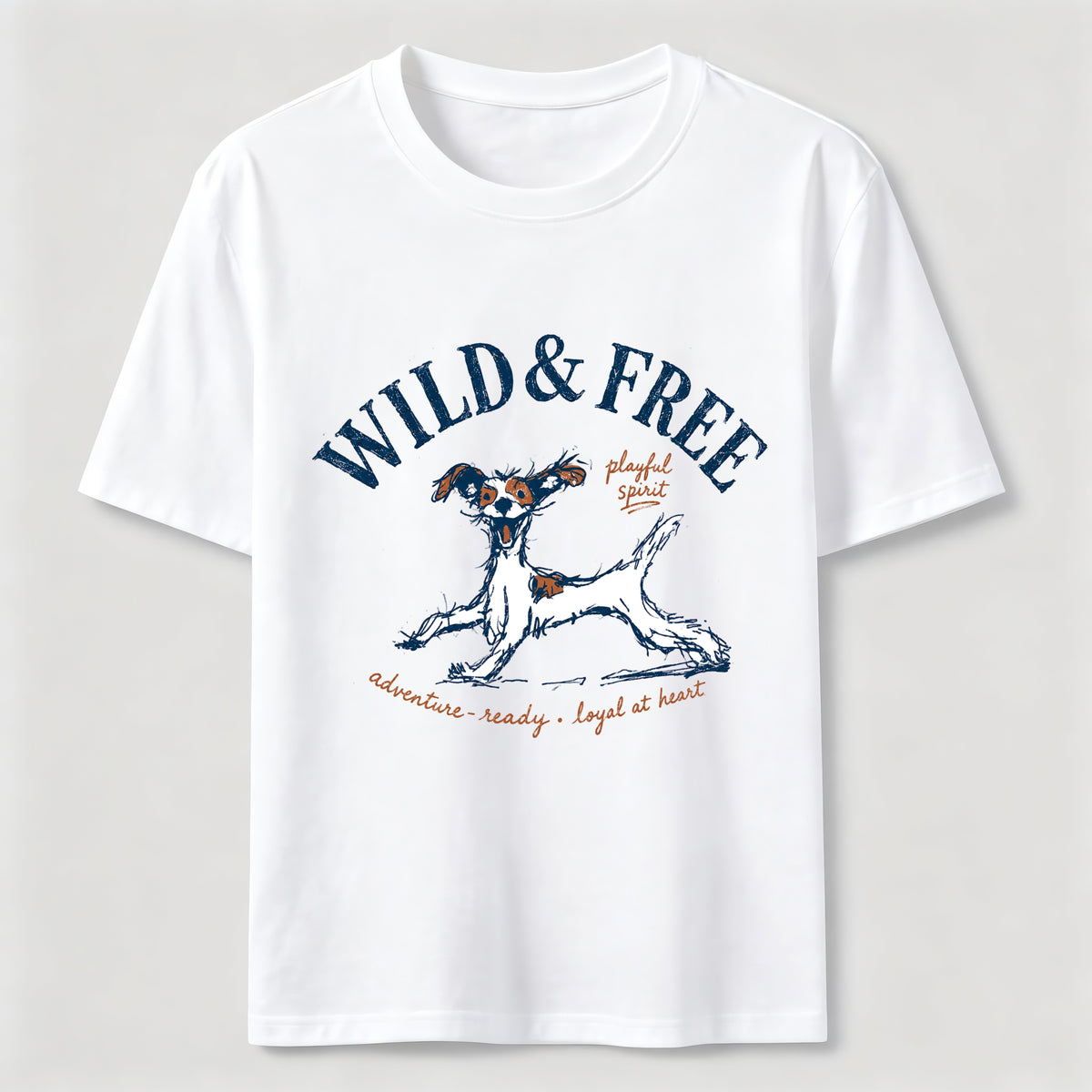 Wild and Free Dog Classic T-Shirt