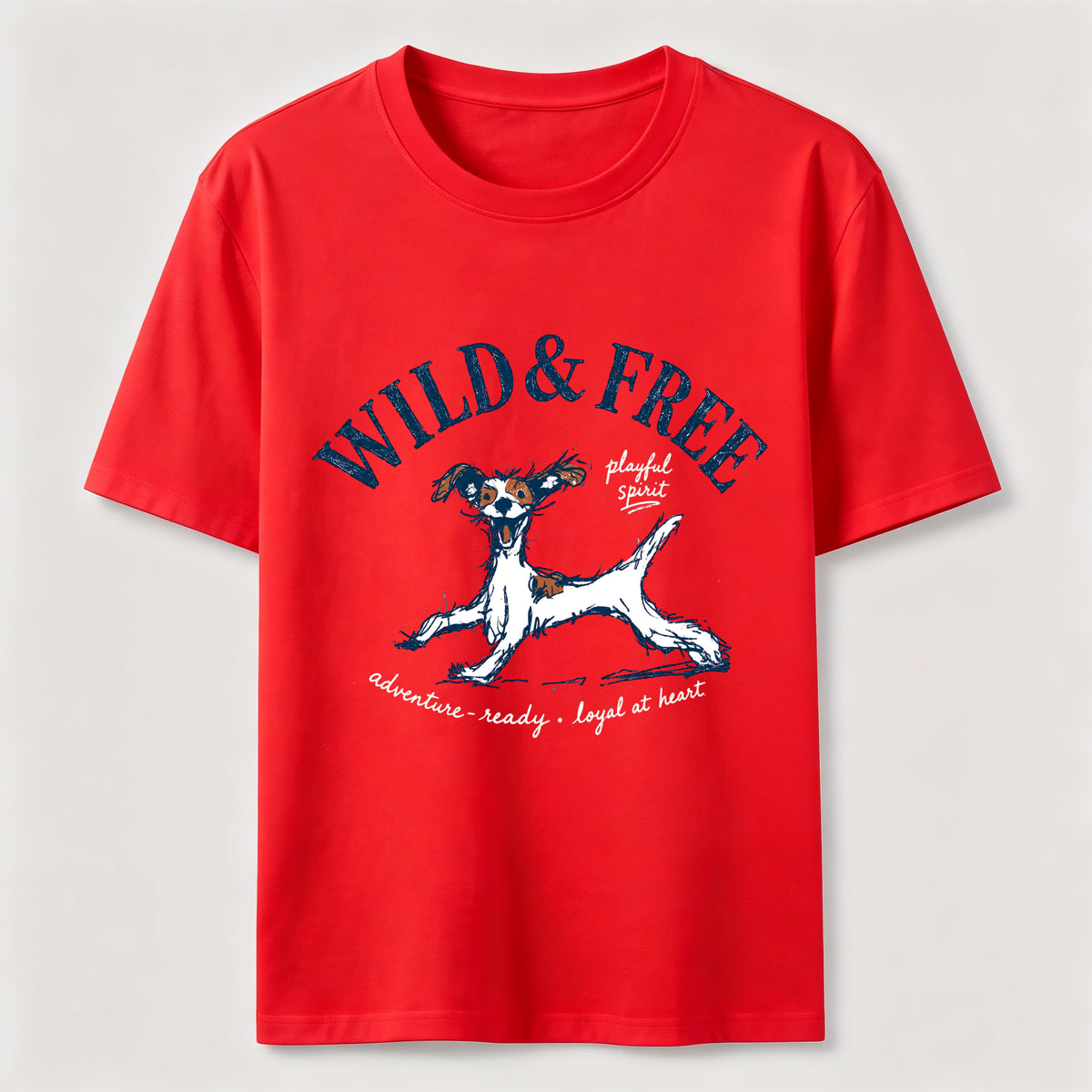 Wild and Free Dog Classic T-Shirt