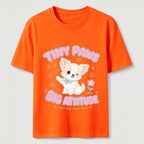 Tiny Paws Big Attitude Dog Classic T-Shirt