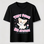 Tiny Paws Big Attitude Dog Classic T-Shirt