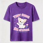 Tiny Paws Big Attitude Dog Classic T-Shirt