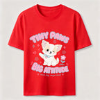 Tiny Paws Big Attitude Dog Classic T-Shirt