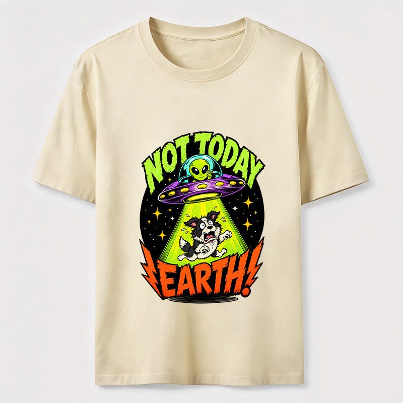 Not Today Earth Alien Dog Classic T-Shirt