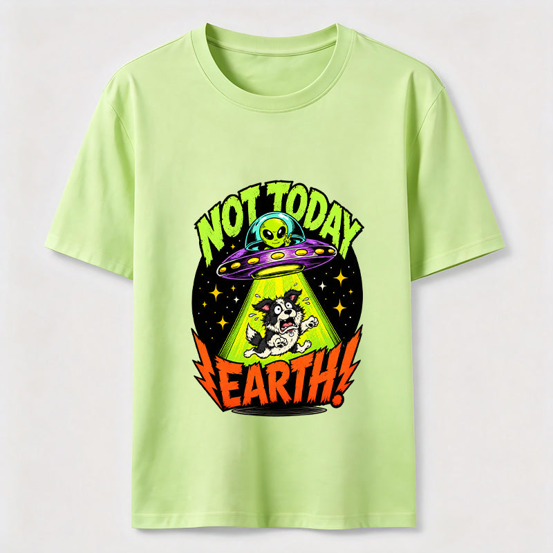 Not Today Earth Alien Dog Classic T-Shirt