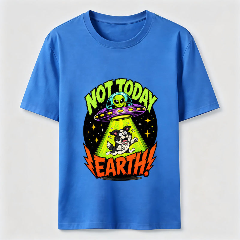 Not Today Earth Alien Dog Classic T-Shirt