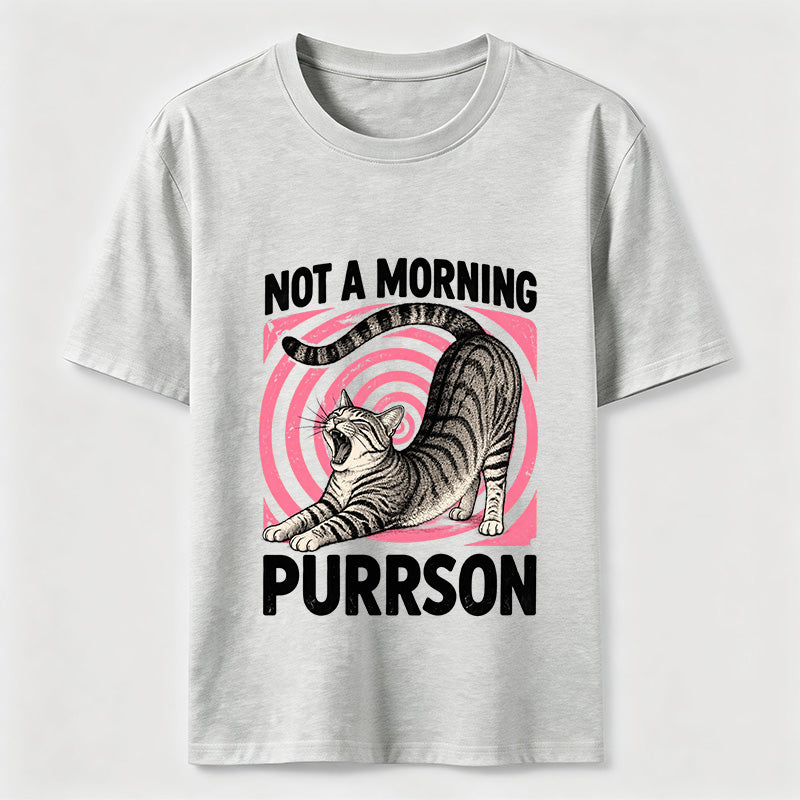 Not A Morning Purrson Cat Classic T-Shirt