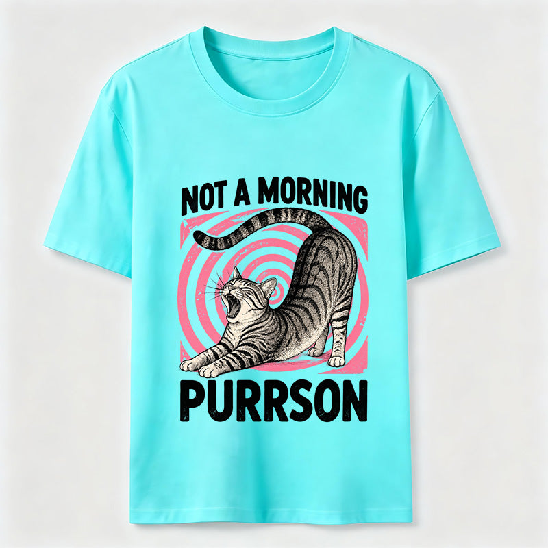 Not A Morning Purrson Cat Classic T-Shirt