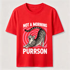 Not A Morning Purrson Cat Classic T-Shirt