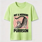 Not A Morning Purrson Cat Classic T-Shirt