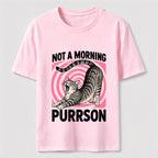 Not A Morning Purrson Cat Classic T-Shirt