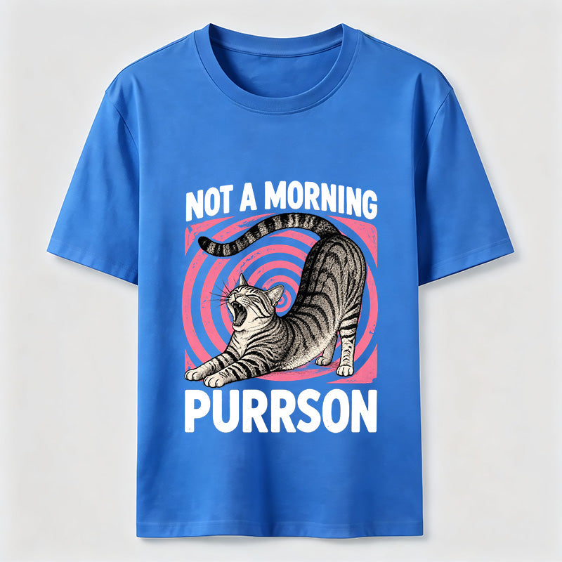 Not A Morning Purrson Cat Classic T-Shirt