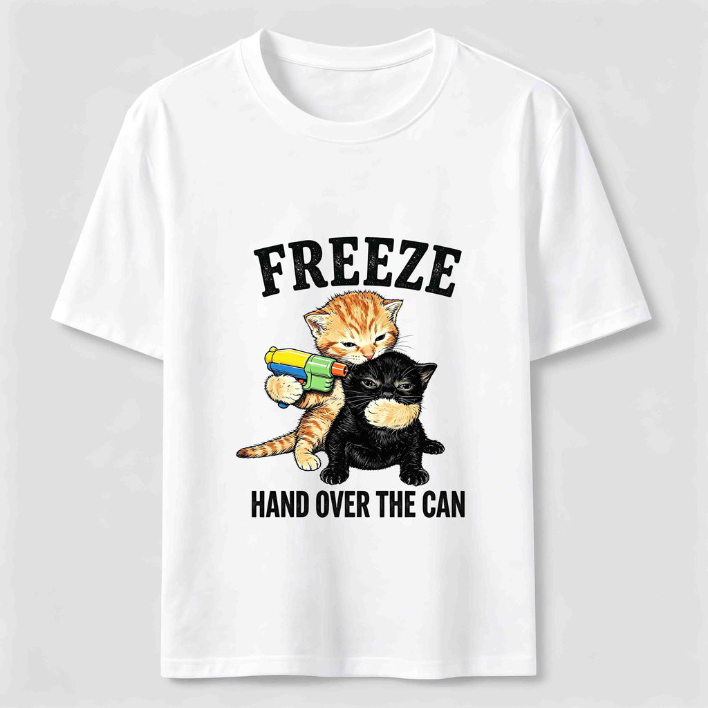 Freeze Hand Over the Can Cats Classic T-Shirt