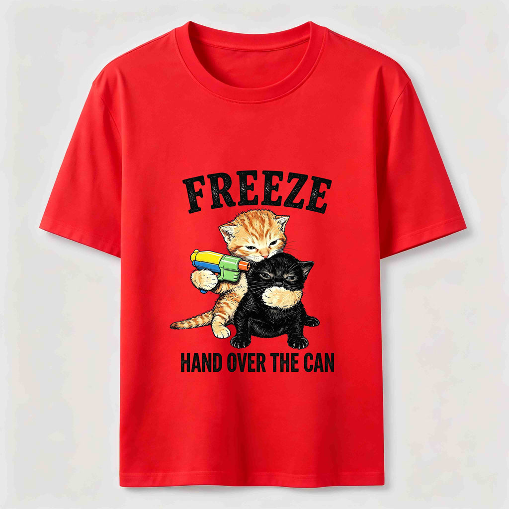 Freeze Hand Over the Can Cats Classic T-Shirt