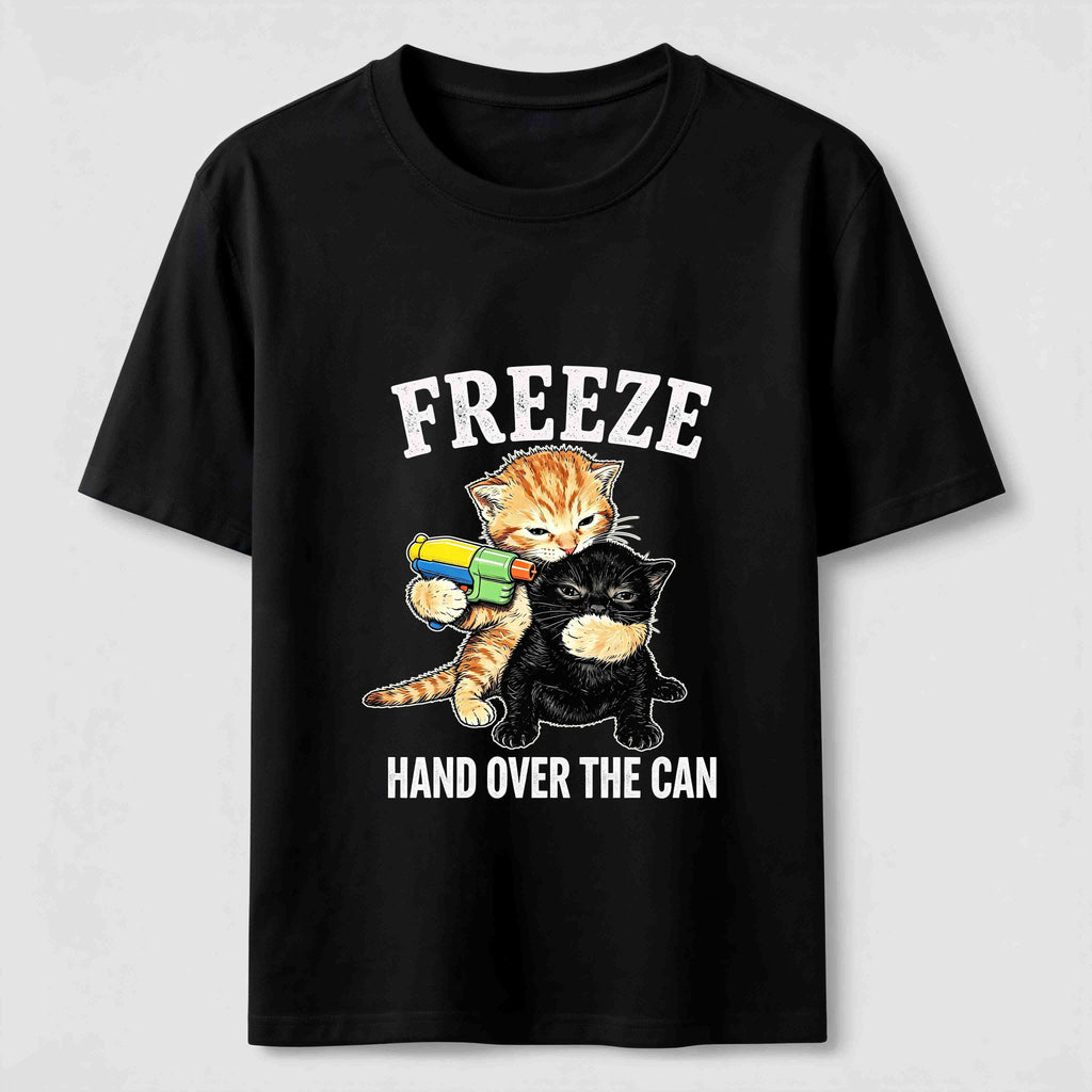 Freeze Hand Over the Can Cats Classic T-Shirt
