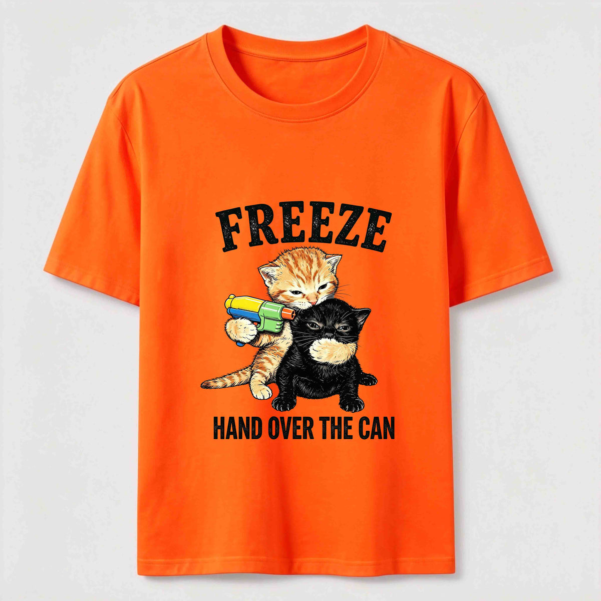 Freeze Hand Over the Can Cats Classic T-Shirt