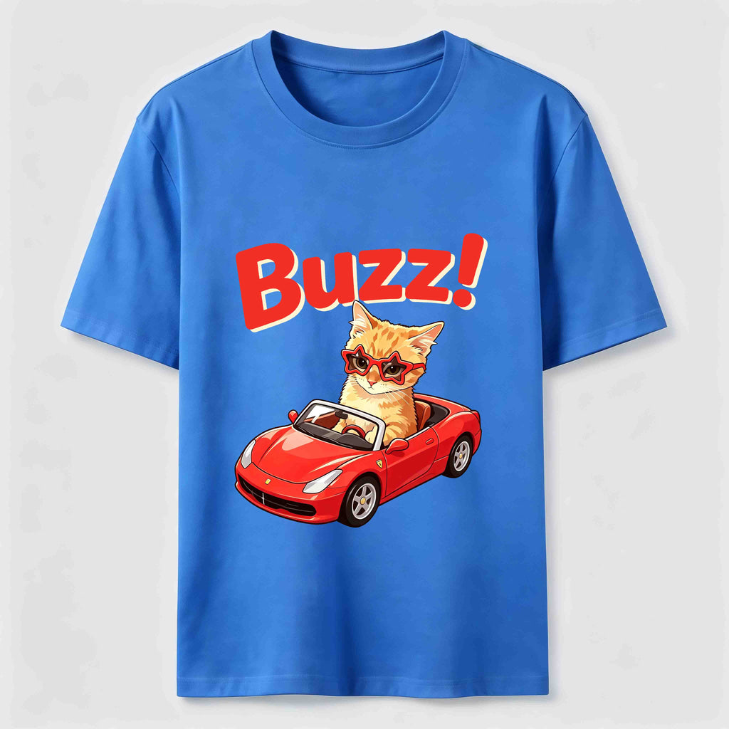 Buzz Sports Car Cat Classic T-Shirt