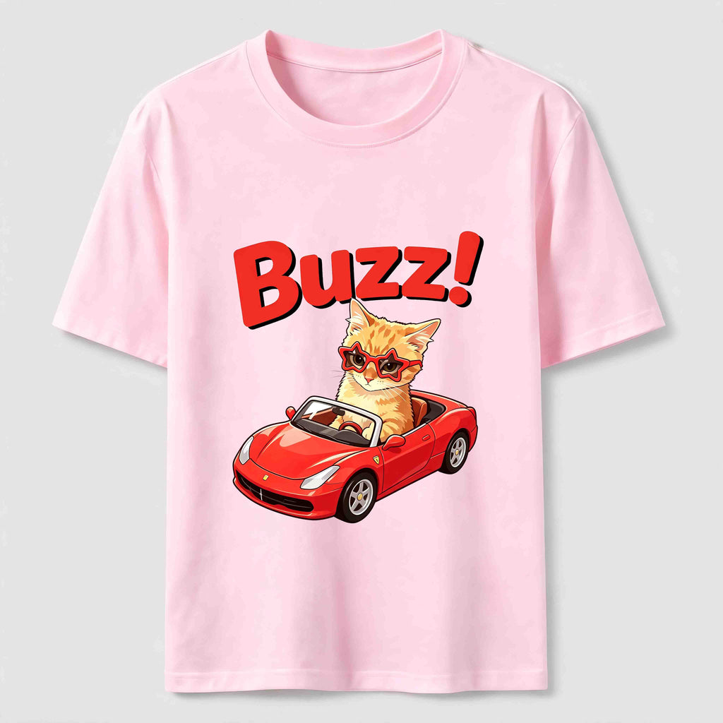 Buzz Sports Car Cat Classic T-Shirt