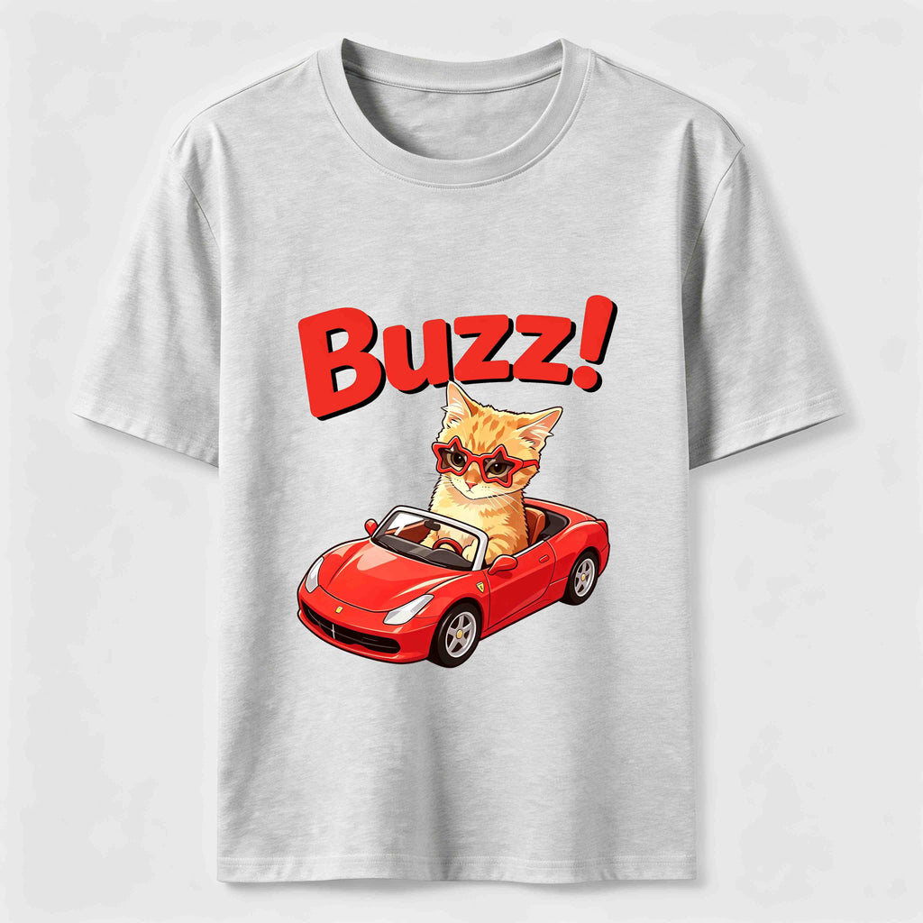 Buzz Sports Car Cat Classic T-Shirt