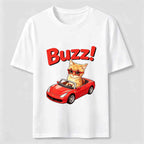 Buzz Sports Car Cat Classic T-Shirt